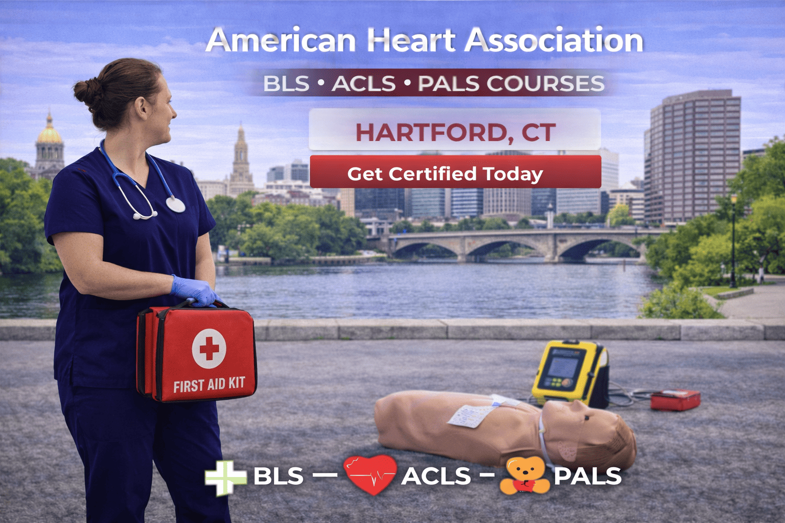 BLS CPR, ACLS & PALS Course in Hartford, CT