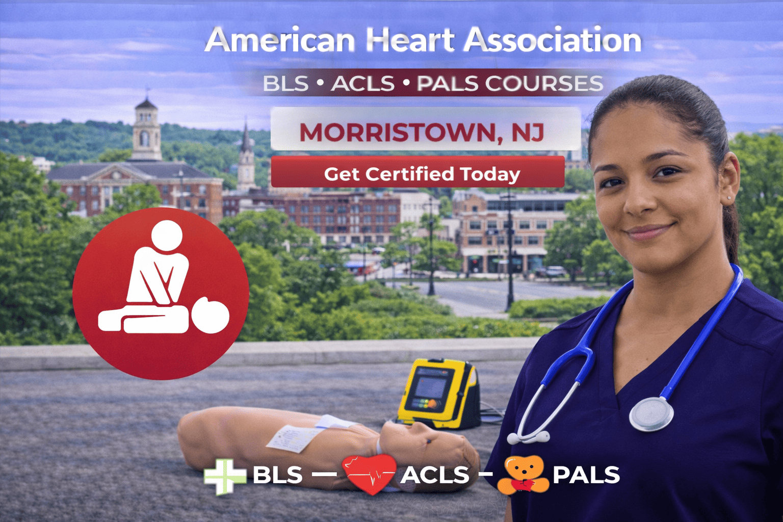 Heart association courses in Morristown