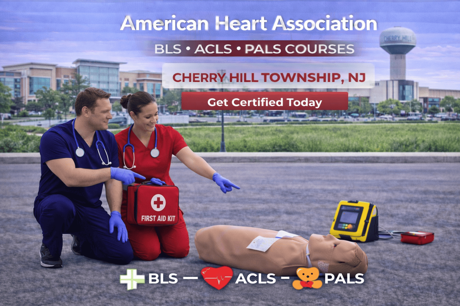 BLS CPR, ACLS & PALS Course in Cherry Hill Township, NJ