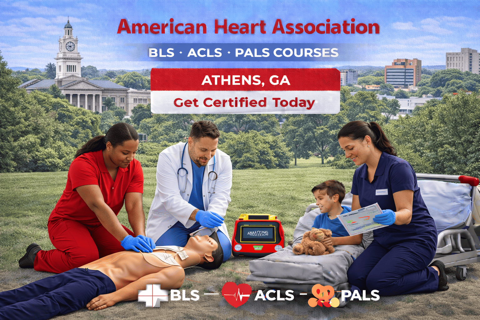 Athens, GA CPR BLS ACLS PALS Course