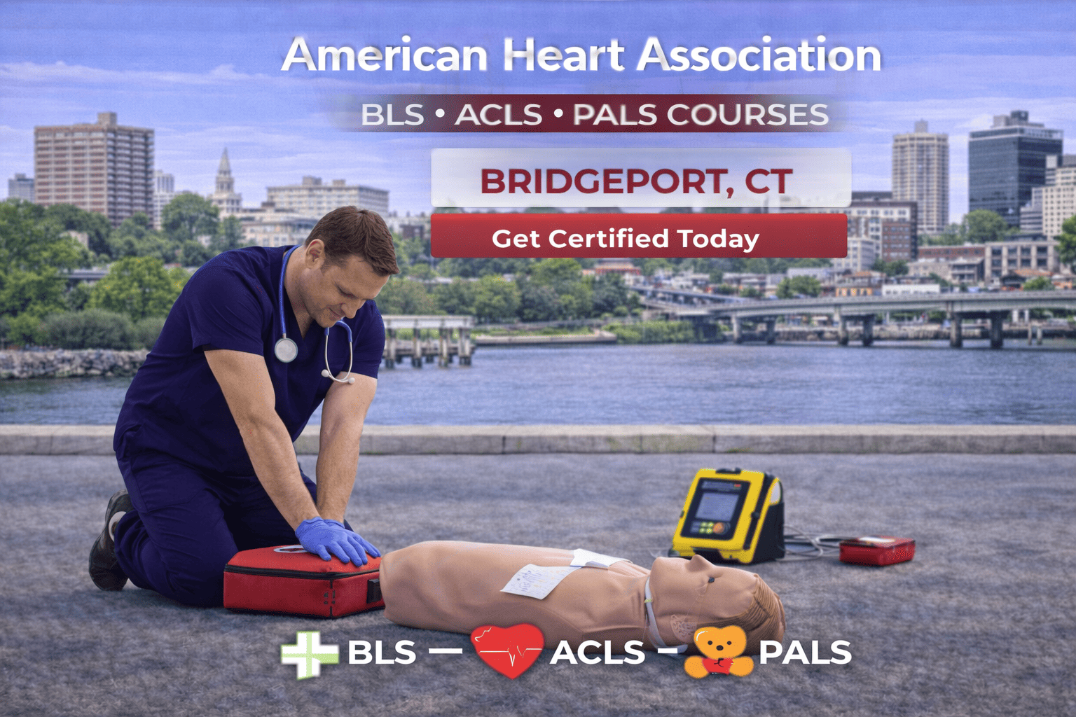 BLS CPR, ACLS & PALS Course in Bridgeport, CT