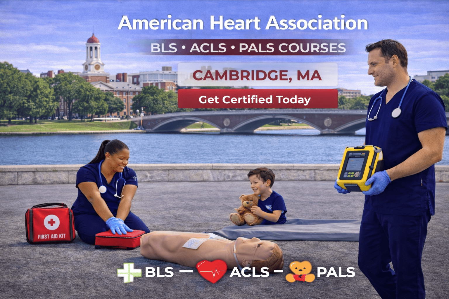 BLS CPR, ACLS & PALS Course in Cambridge, MA