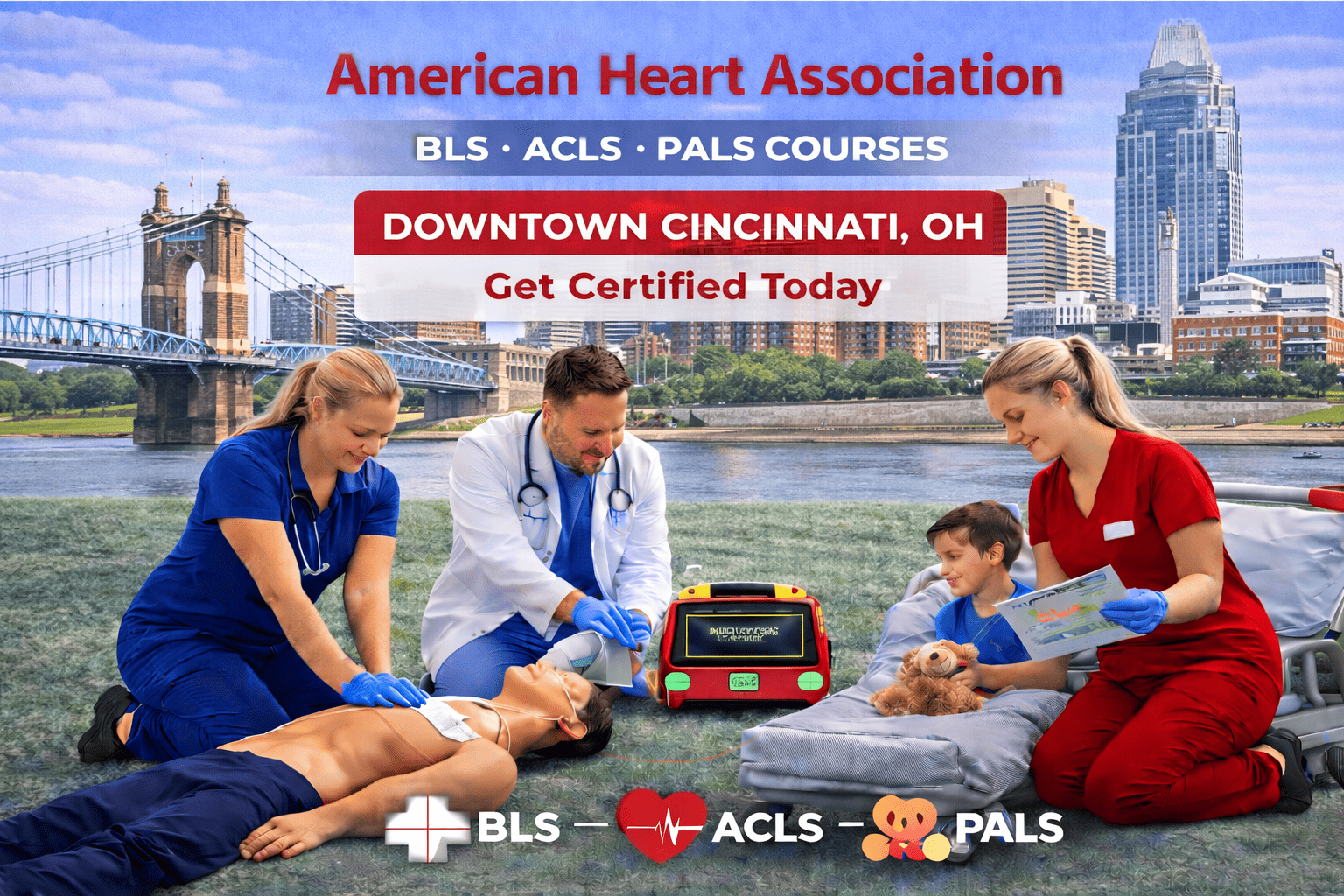 Cincinnati, OH CPR BLS ACLS PALS Course