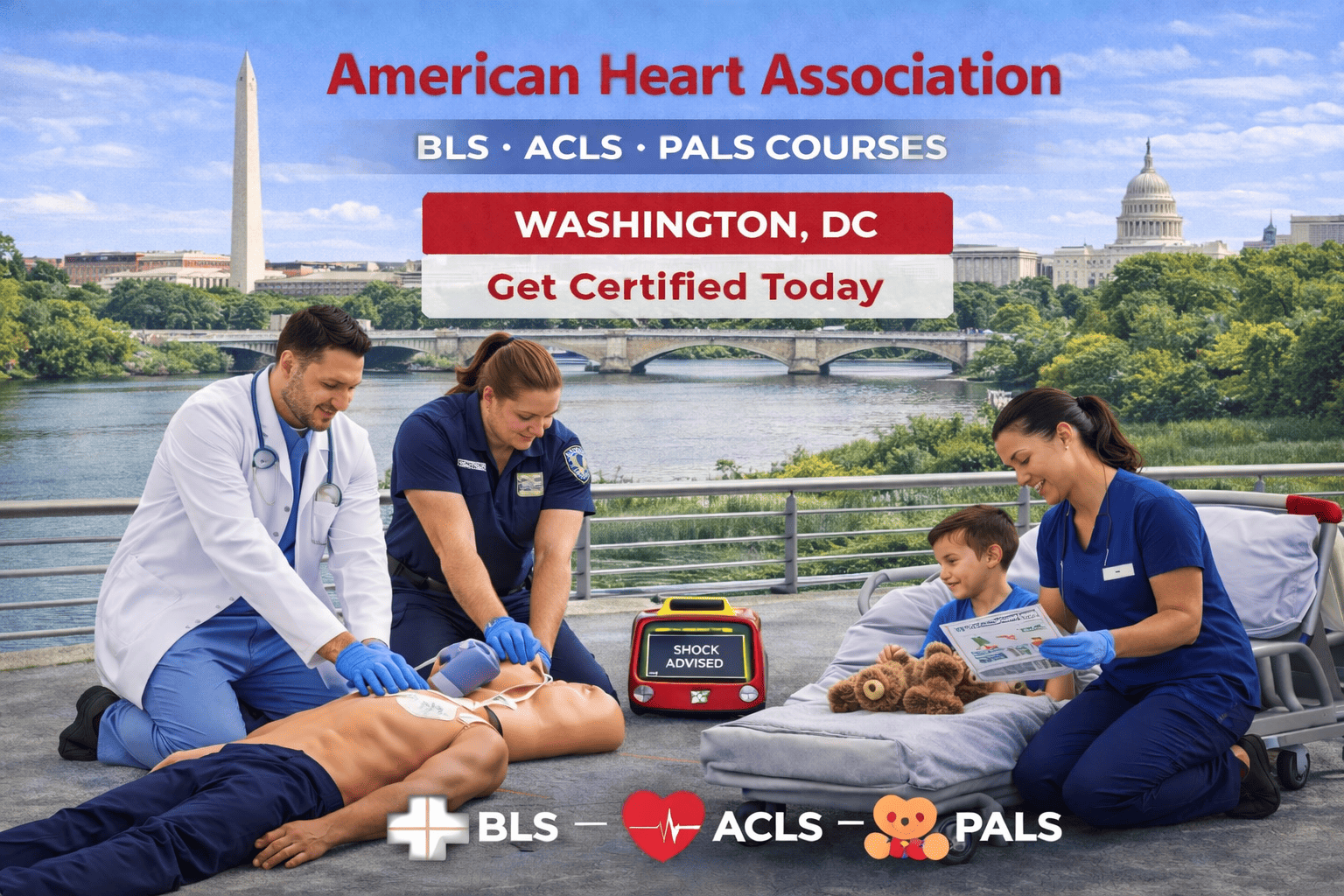 Washington, DC CPR BLS ACLS PALS Course