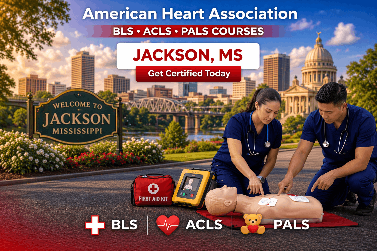 Jackson, MS CPR BLS ACLS PALS Course