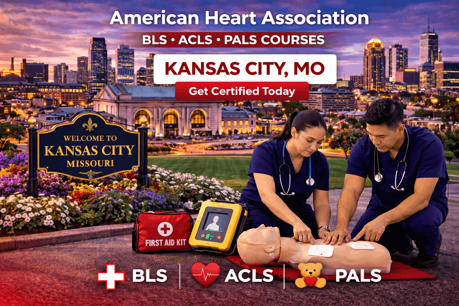 Kansas City, MO CPR BLS ACLS PALS Course