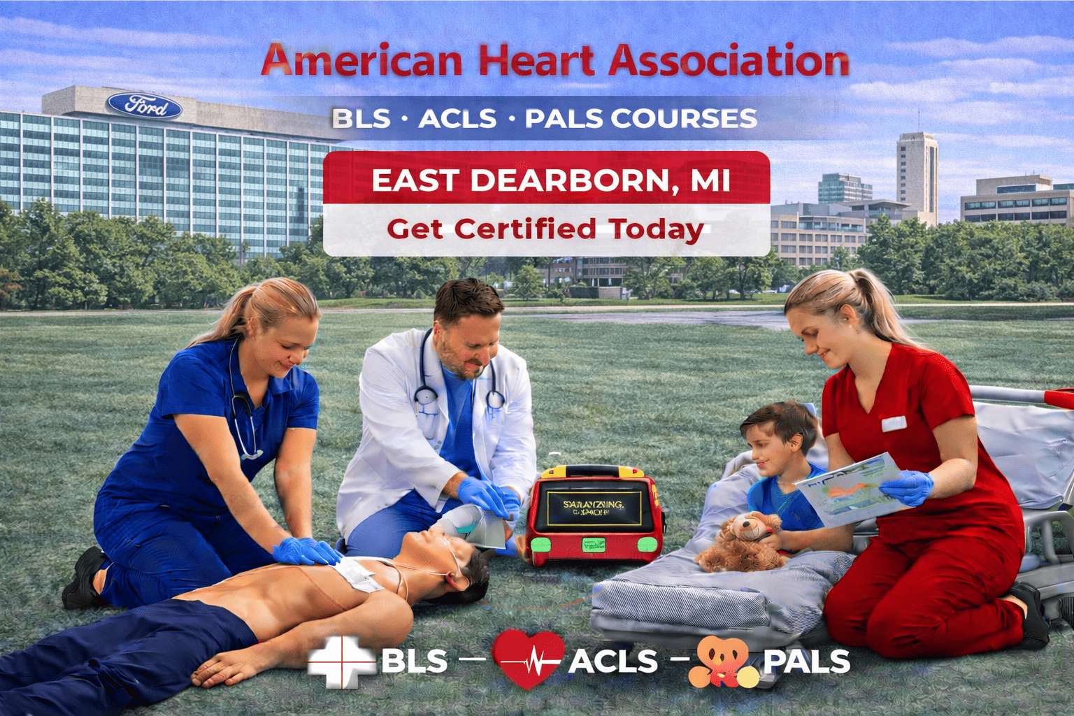 Dearborn, MI CPR BLS ACLS PALS Course