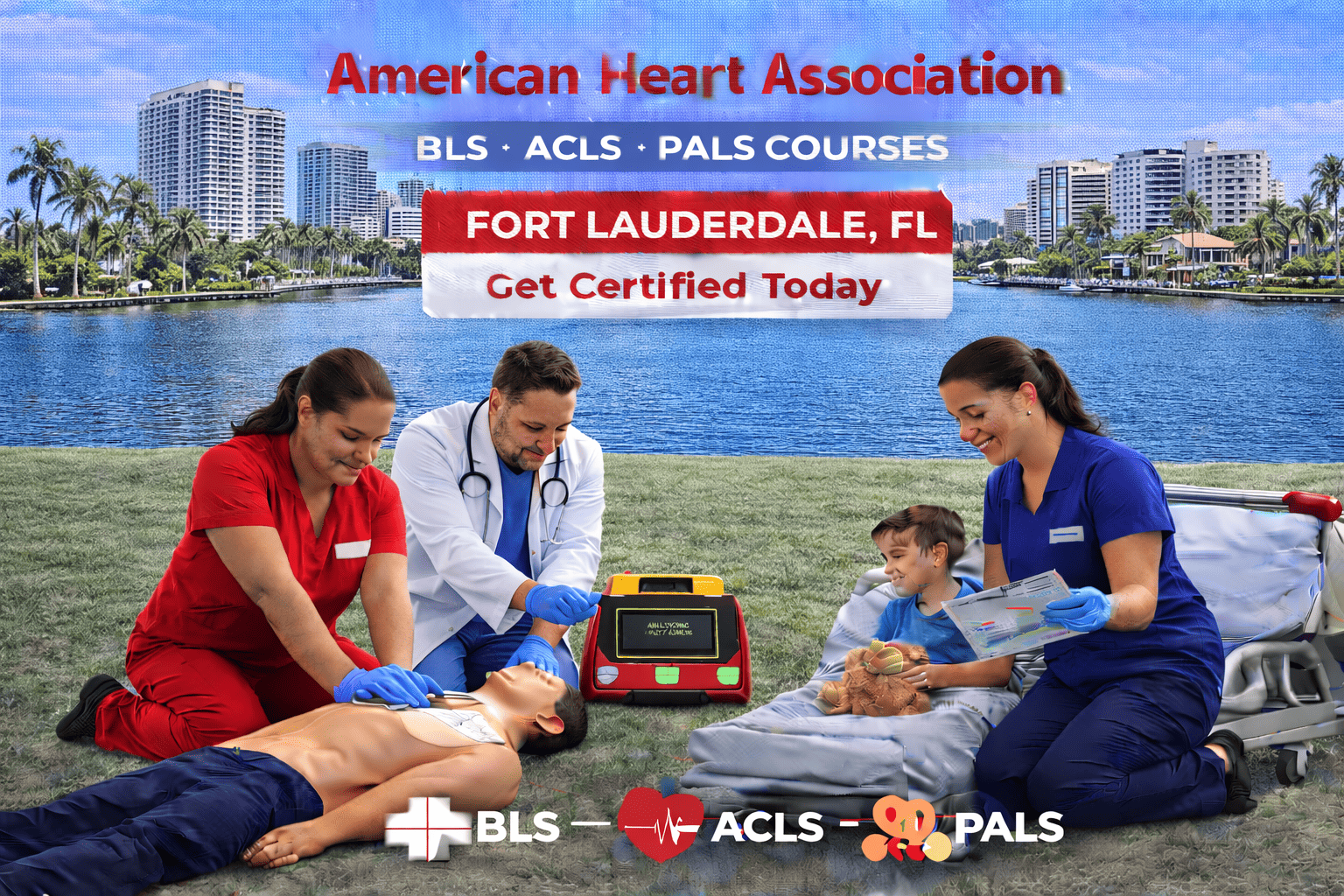 BLS, ACLS, PALS & CPR-First Aid Course in Fort Lauderdale, FL