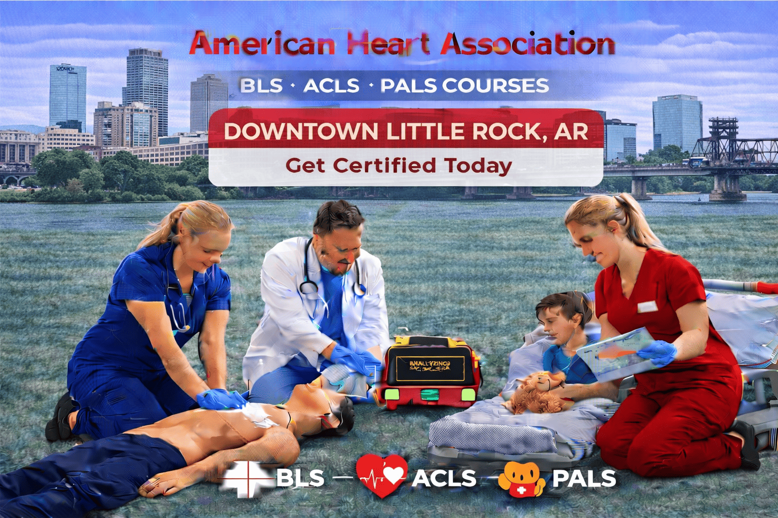 BLS, ACLS, PALS & CPR-First Aid Course in Little Rock, AR