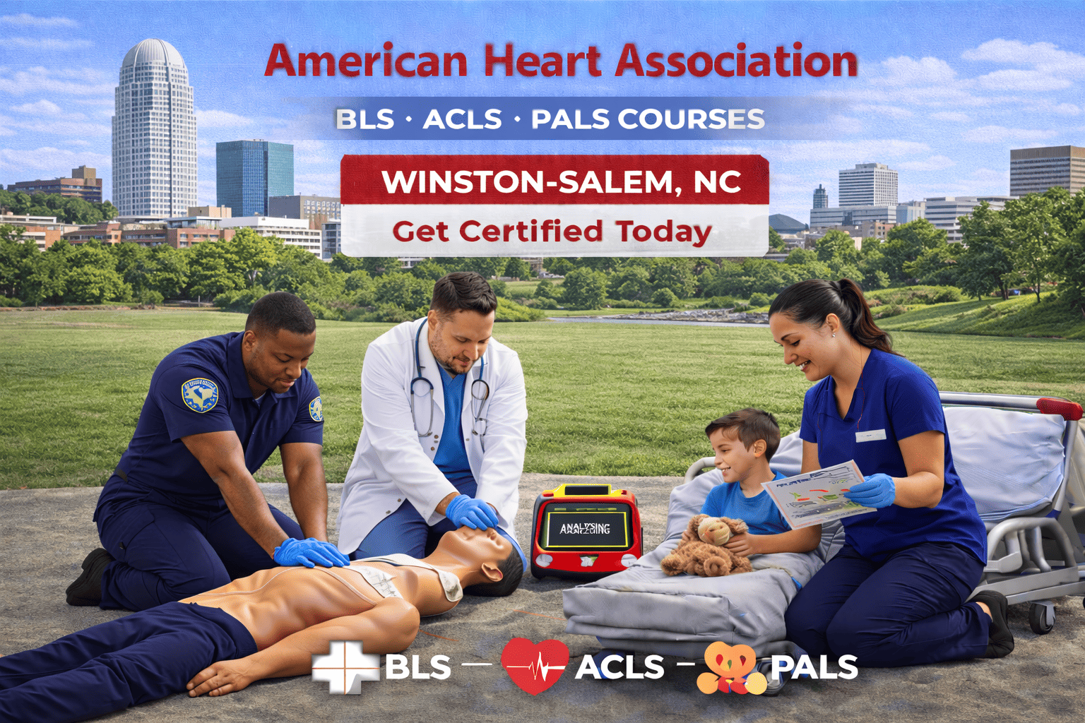 BLS CPR, ACLS, PALS Course in West Winston-Salem, NC