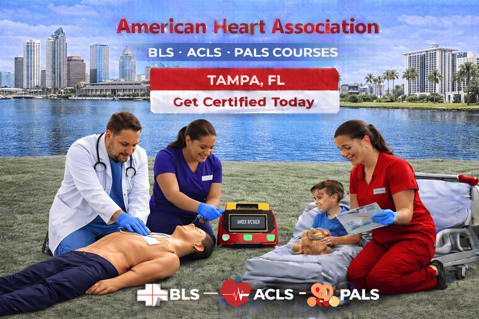 BLS, ACLS, PALS & CPR-First Aid Course in Tampa, FL