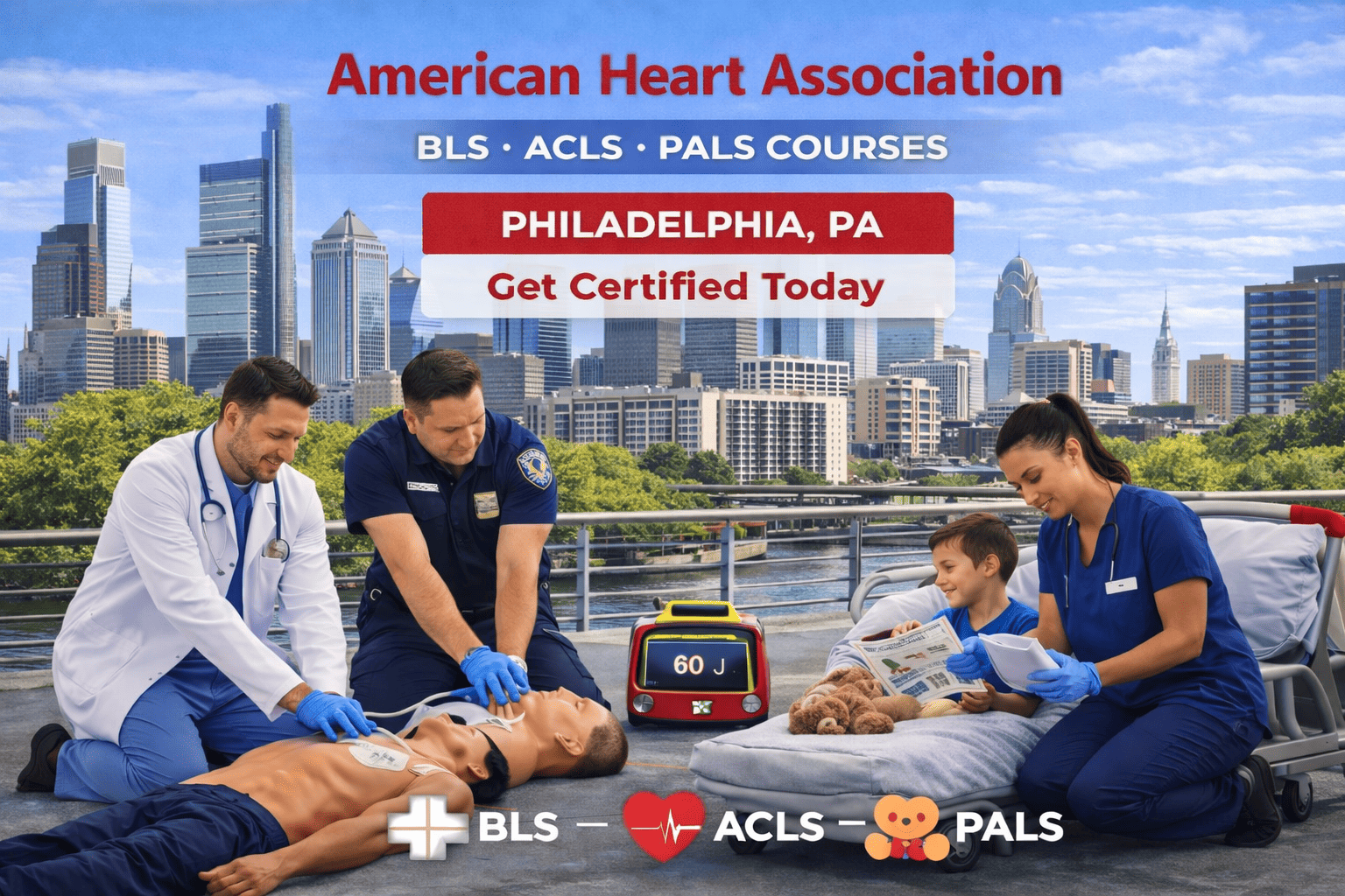 Old City, Philadelphia, PA CPR BLS ACLS PALS Course