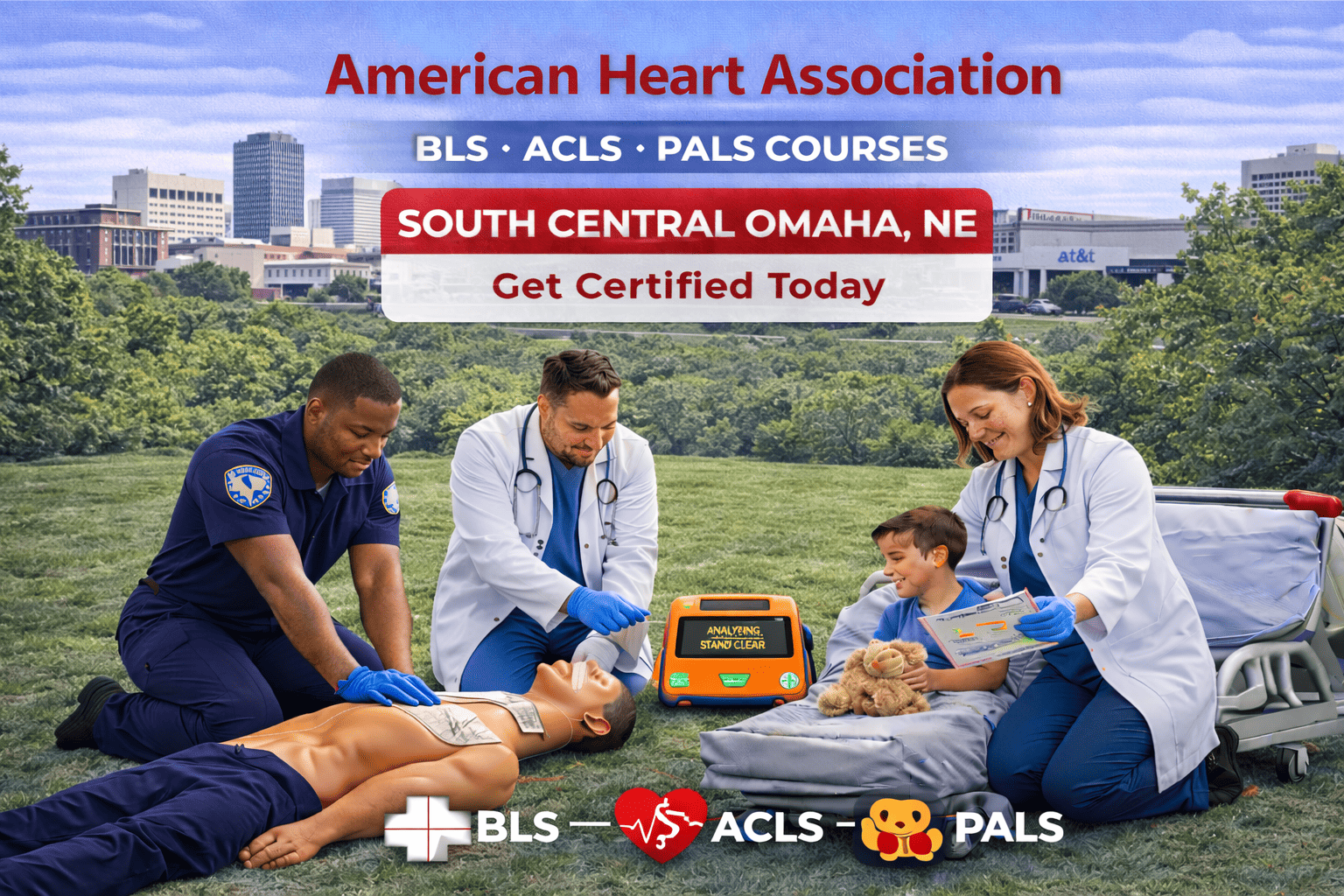 BLS, ACLS, PALS & CPR-First Aid Course in Omaha, NE