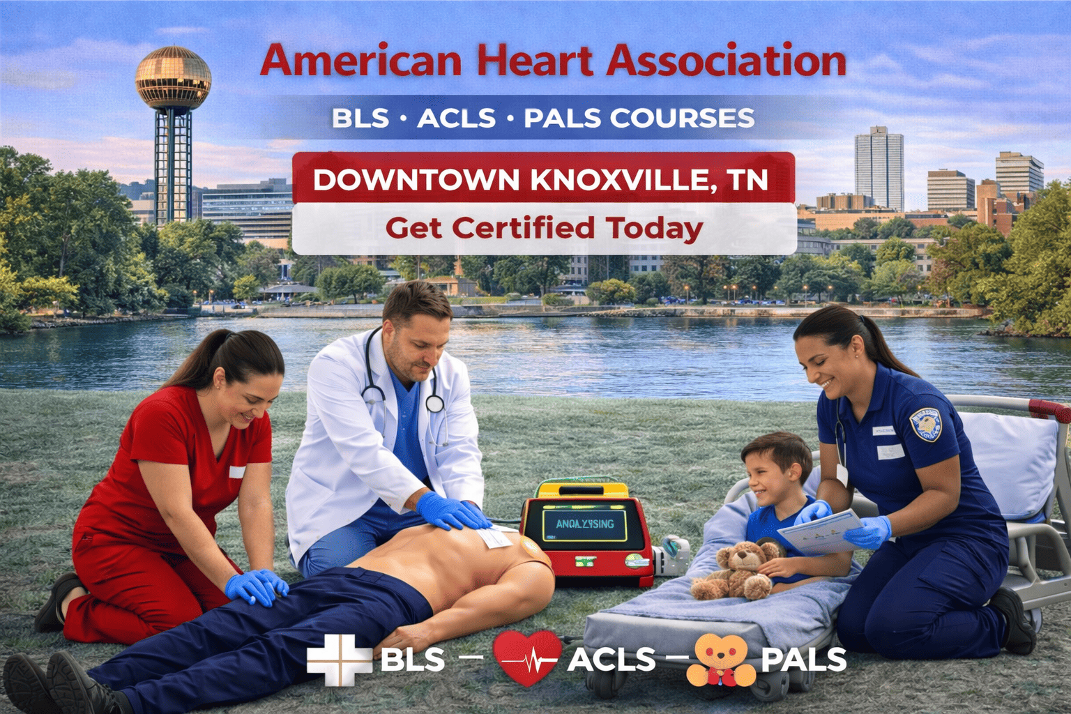 BLS, ACLS, PALS & CPR-First Aid Course in Knoxville, TN