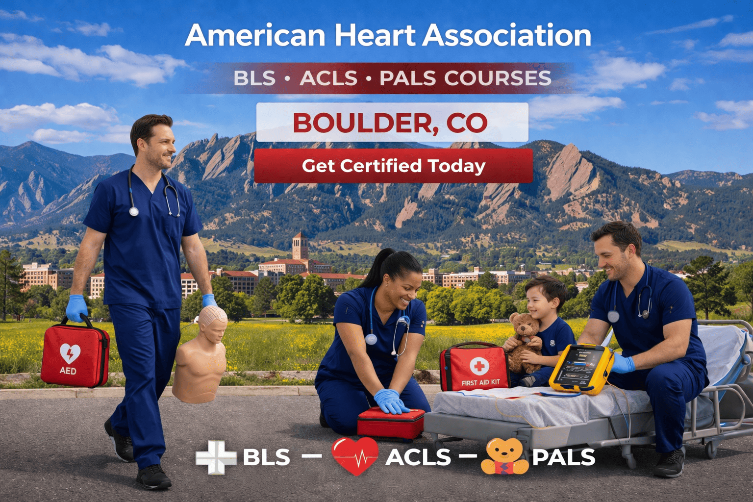 Boulder, CO CPR BLS ACLS PALS Course