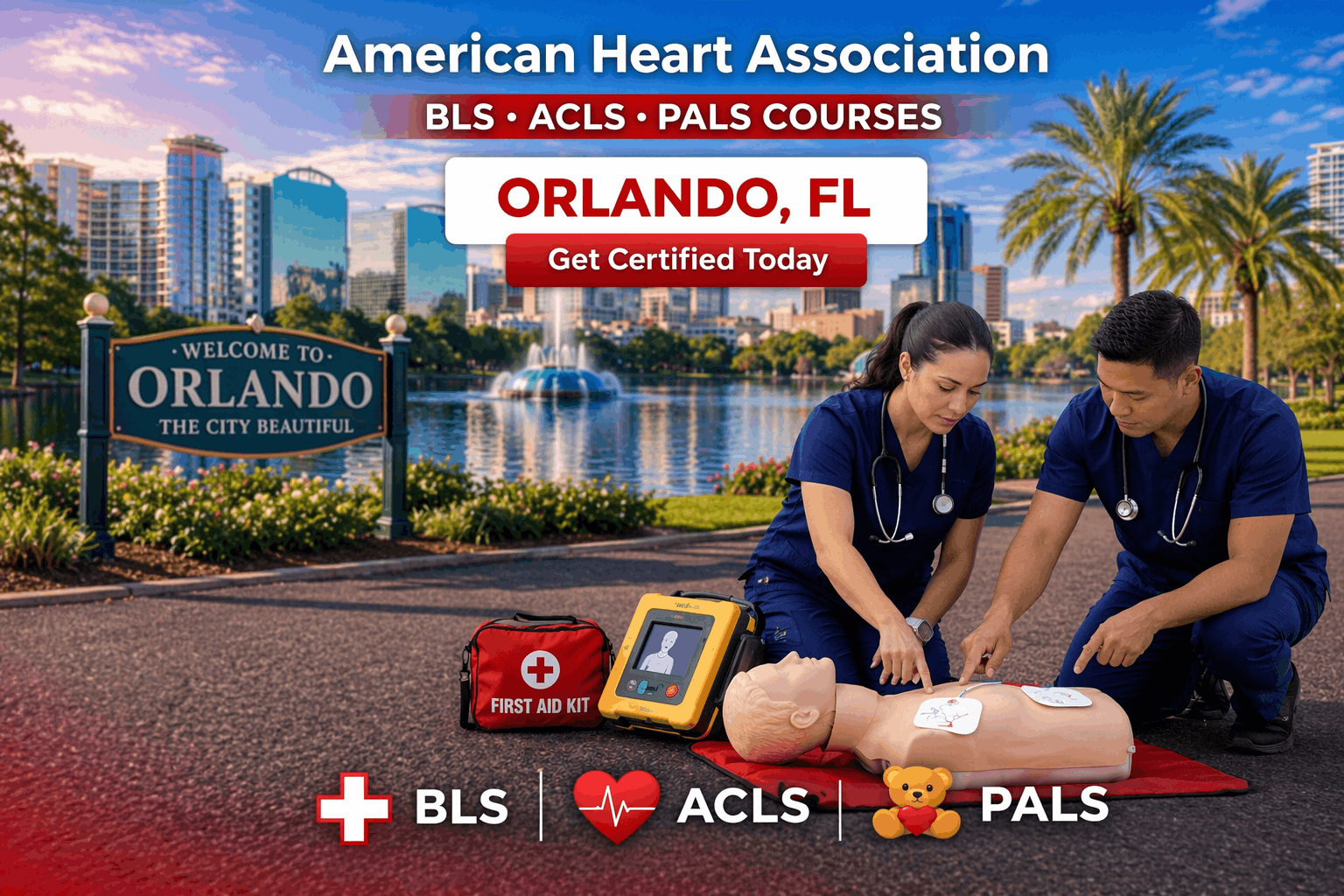 Orlando, FL CPR BLS ACLS PALS Course