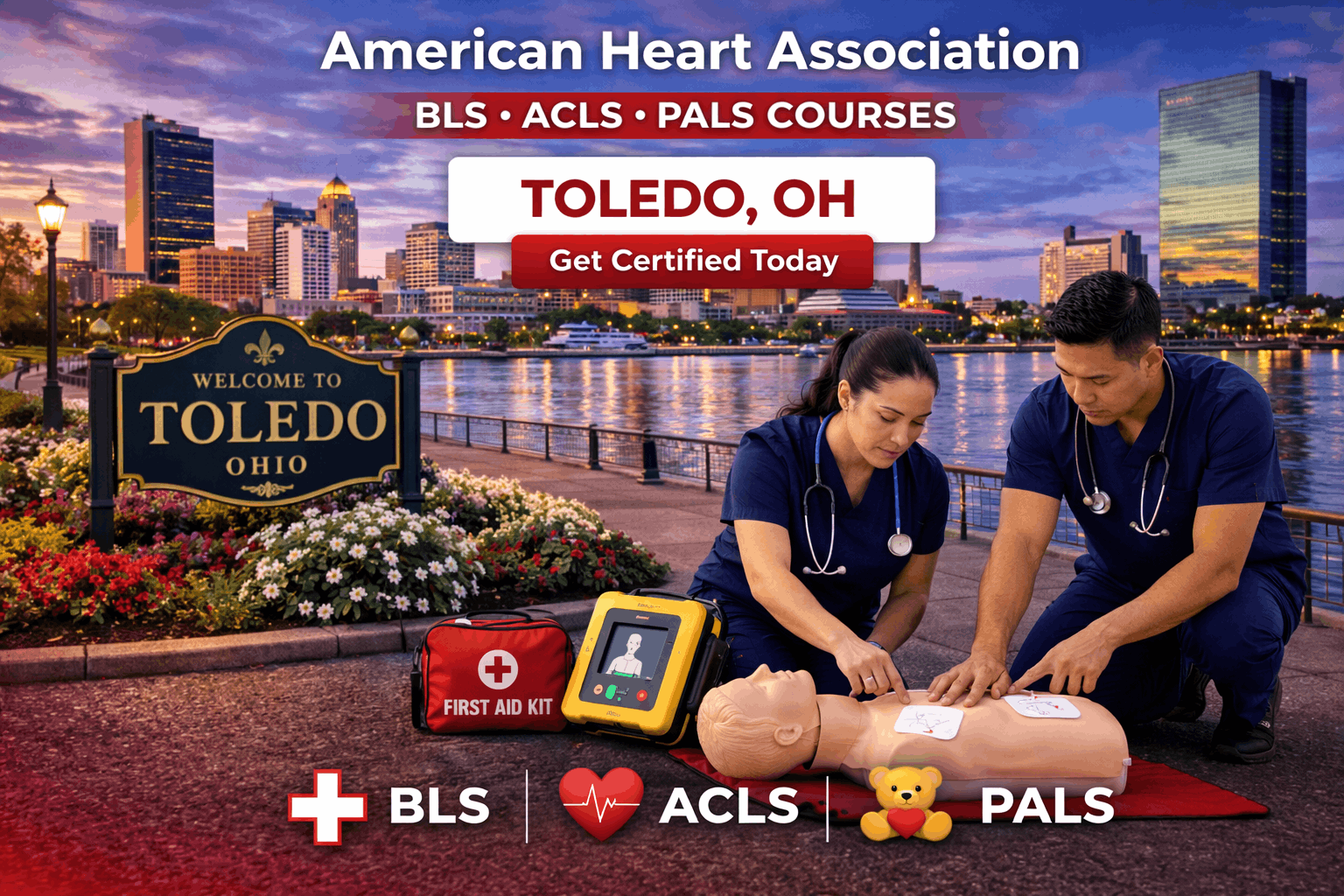 Toledo, OH CPR BLS ACLS PALS Course