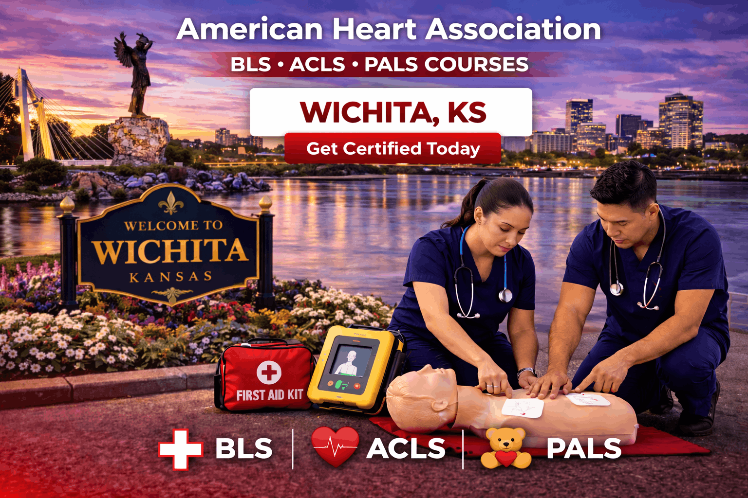 Wichita, KS CPR BLS ACLS PALS Course