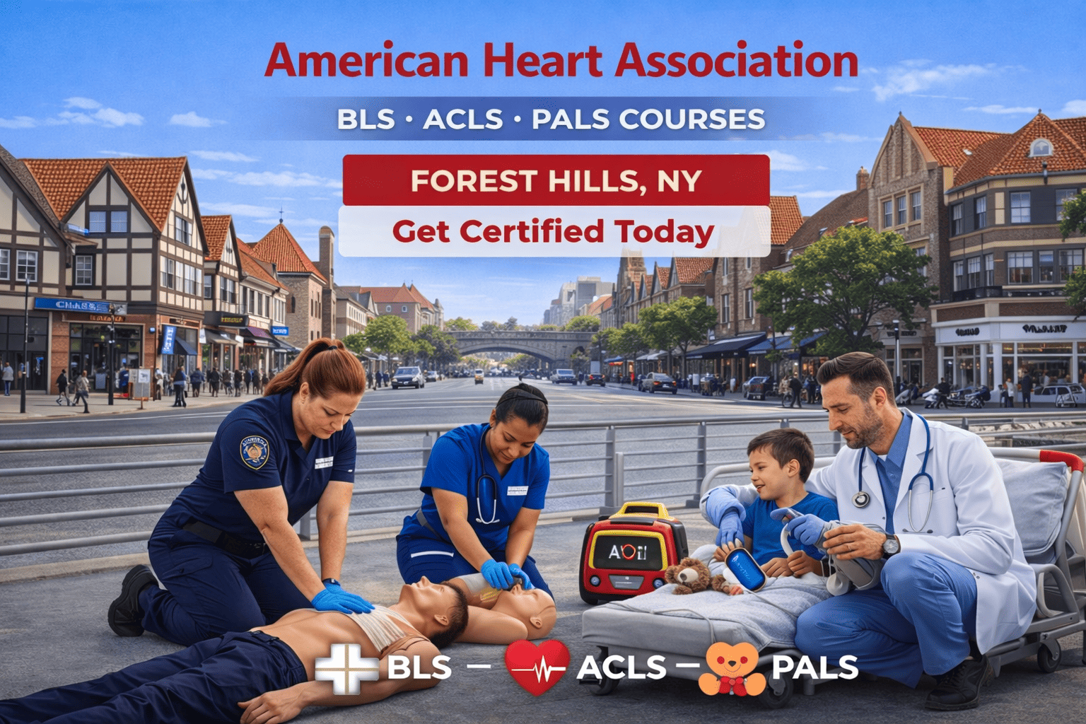 Forest Hills, NY CPR BLS ACLS PALS Course