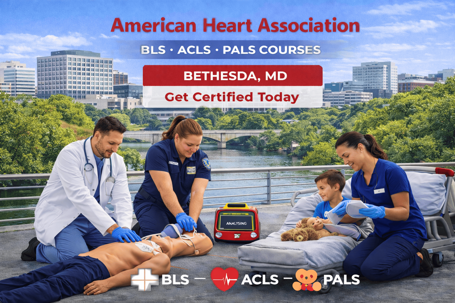 cpr bls class Bethesda, MD