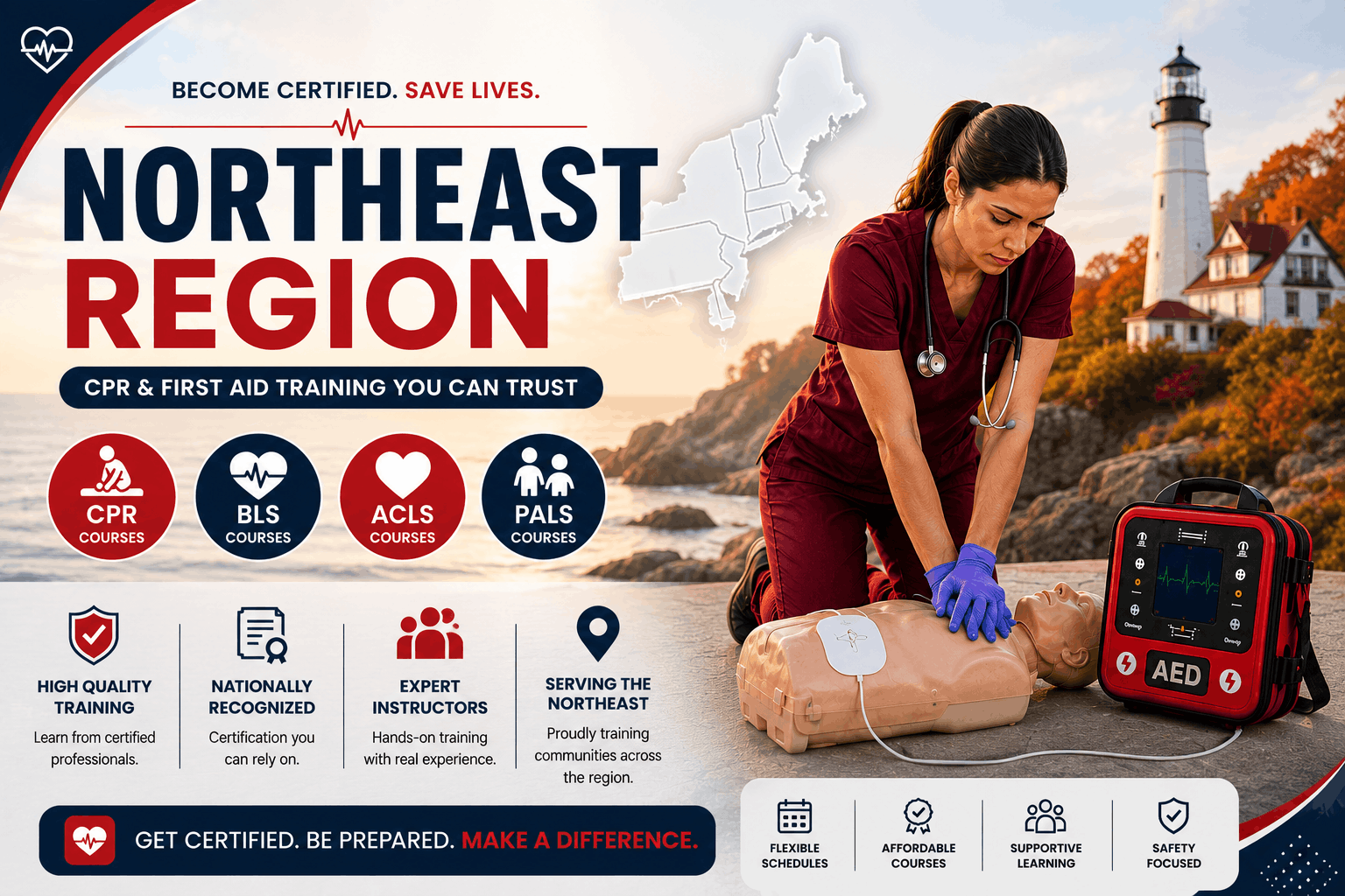 CPR BLS, ACLS & PALS Training in Northeast USA