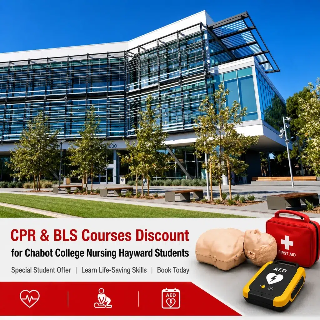 Chabot College Nursing Hayward - Student Discount on CPR BLS Courses