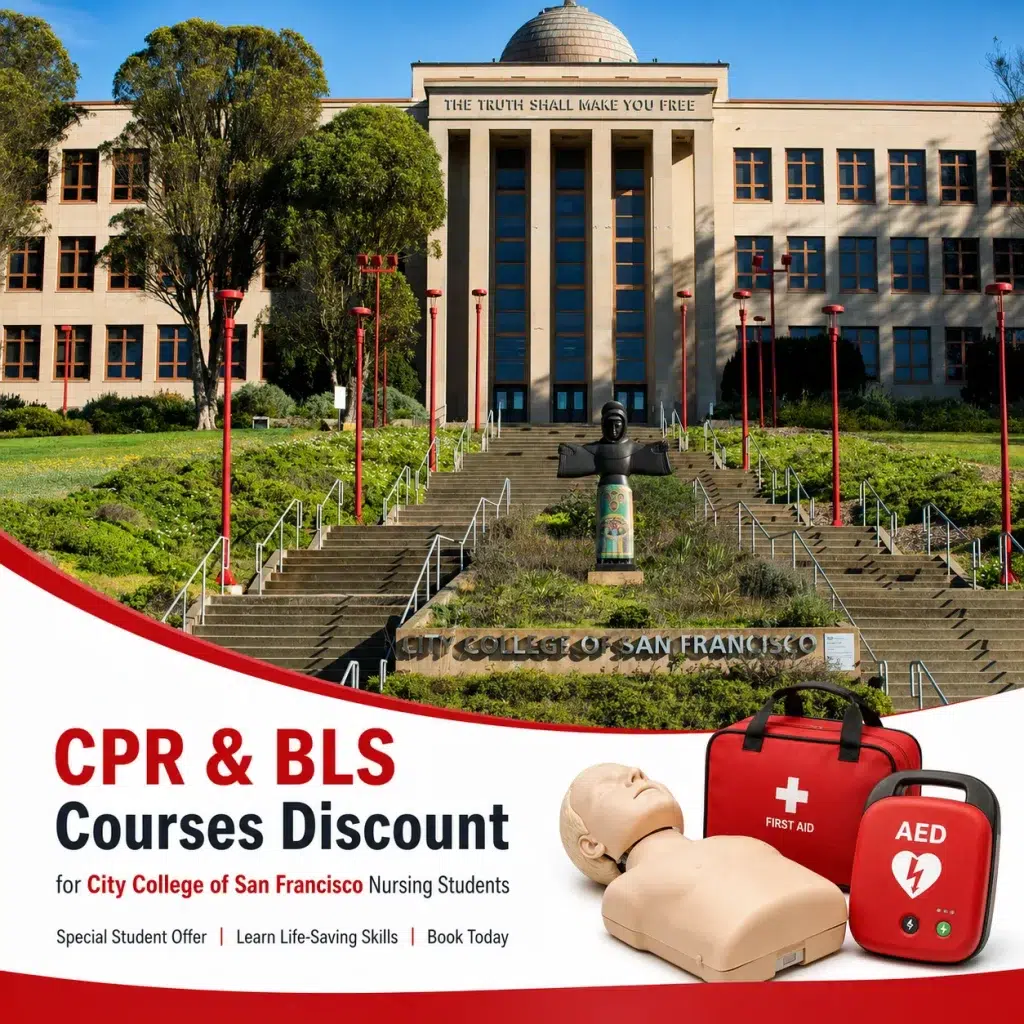 City College of San Francisco Nursing - Student Discount on CPR BLS Courses