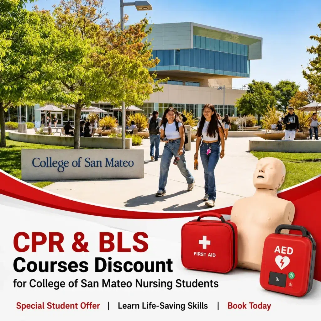 College of San Mateo Nursing – Student Discount on BLS CPR Courses