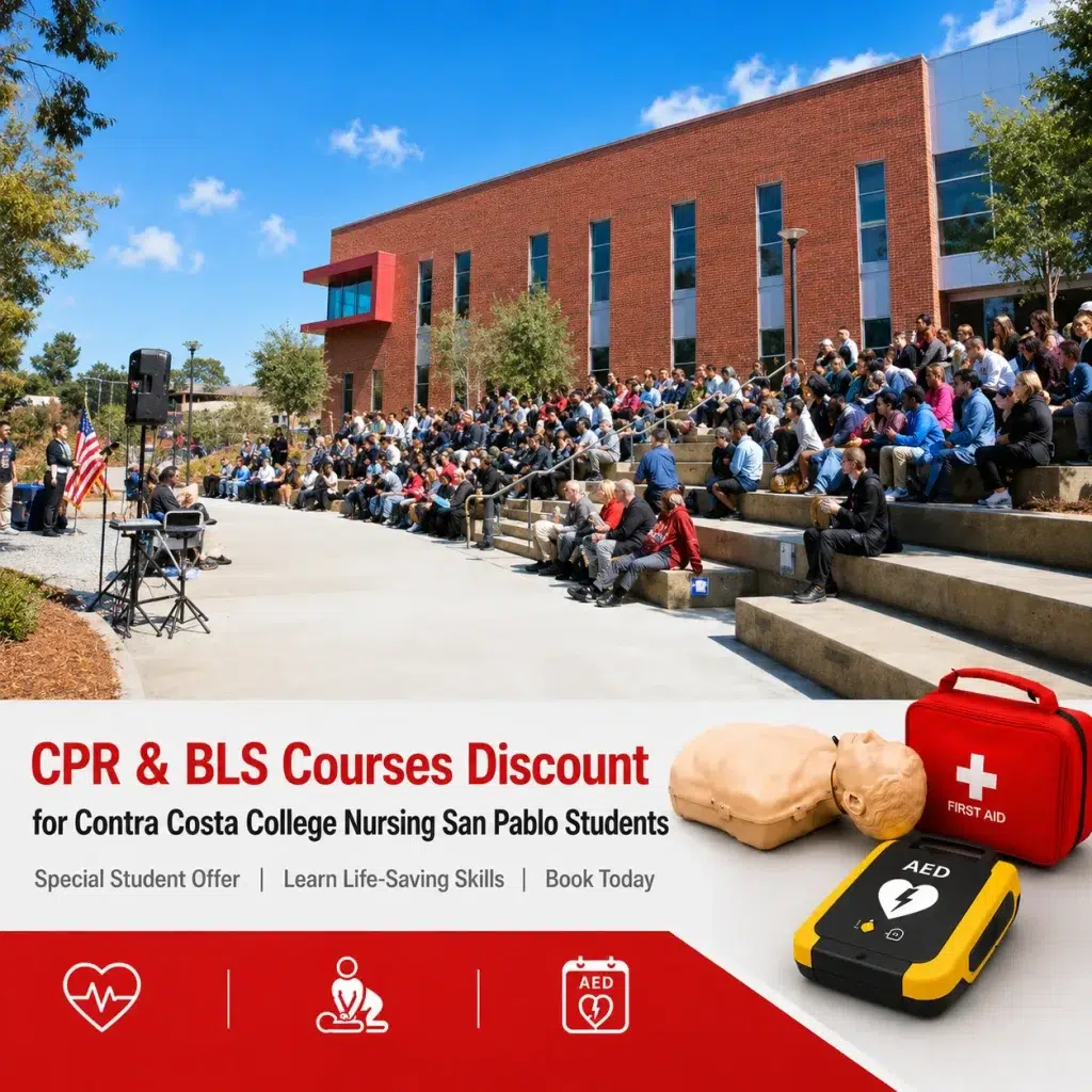 Contra Costa College Nursing San Pablo – Student Discount on CPR BLS Courses