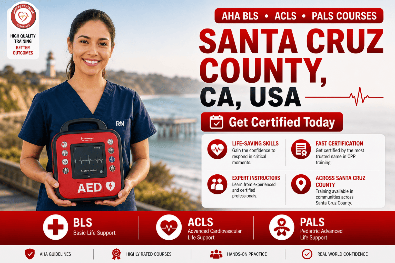 Santa Cruz County CPR BLS Certification _ ACLS PALS Classes