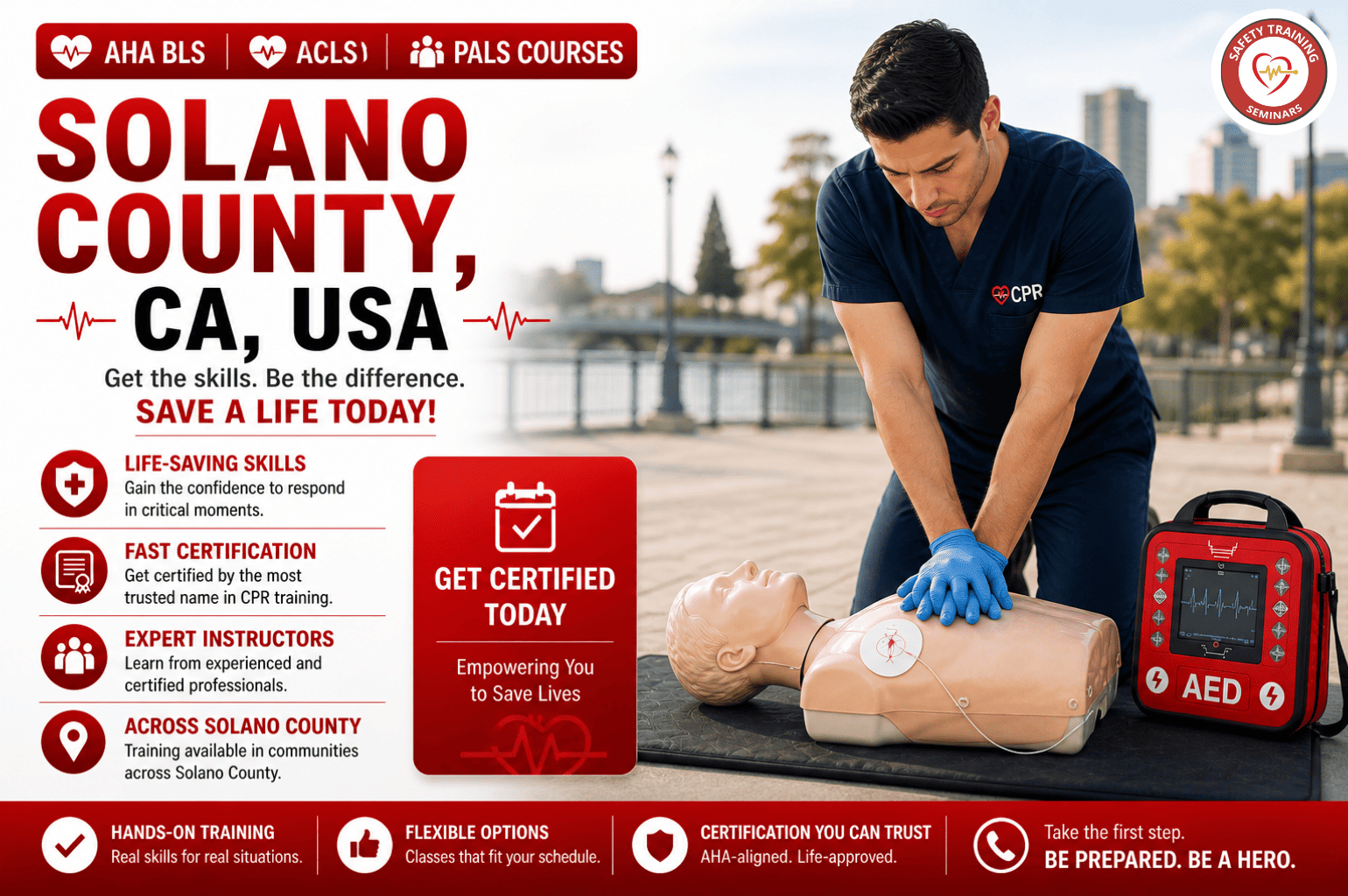 Solano County CPR BLS ACLS PALS Certification Courses