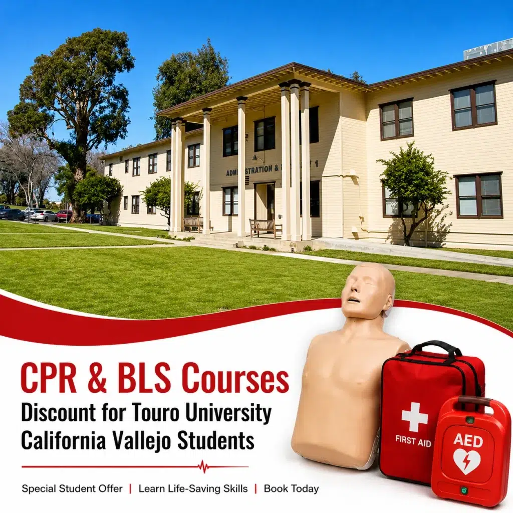 Touro University California Vallejo - Student Discount on BLS CPR Courses