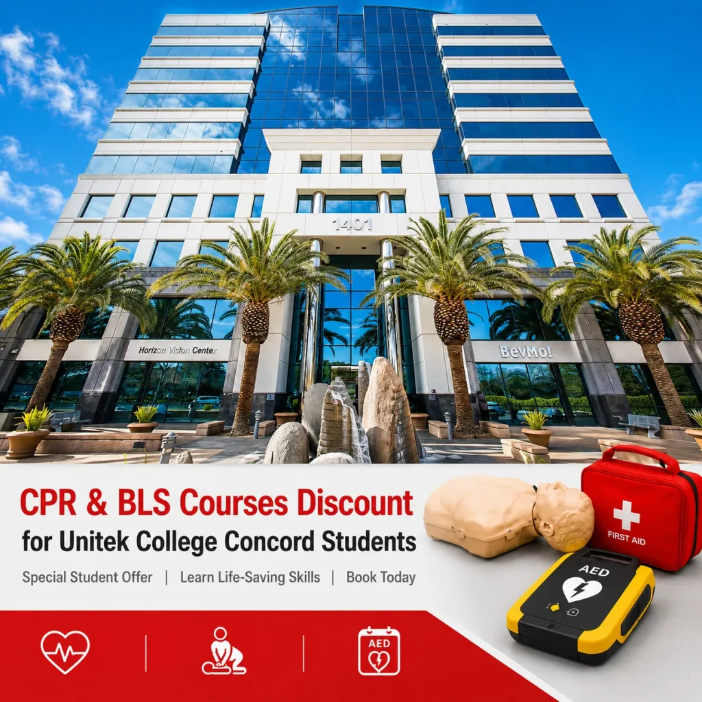 Unitek College Concord - Student Discount on CPR BLS Courses