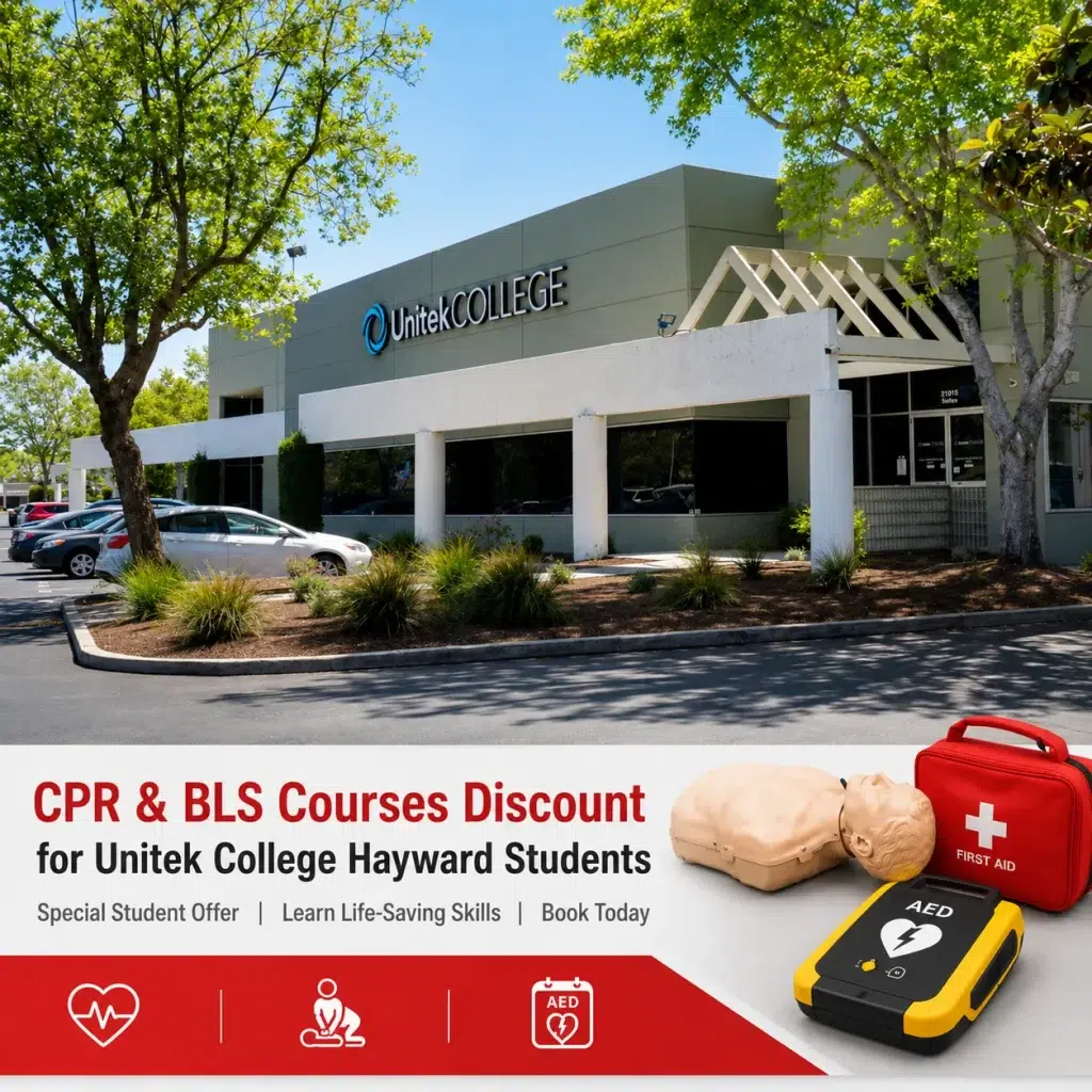 Unitek College Hayward - Student Discount on CPR BLS Courses