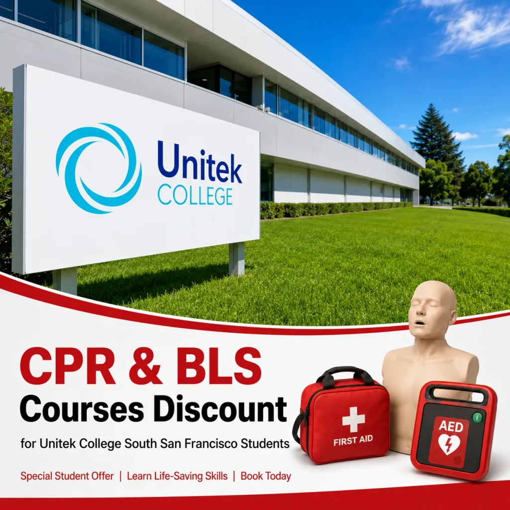 Unitek College South San Francisco - Student Discount on CPR BLS Courses
