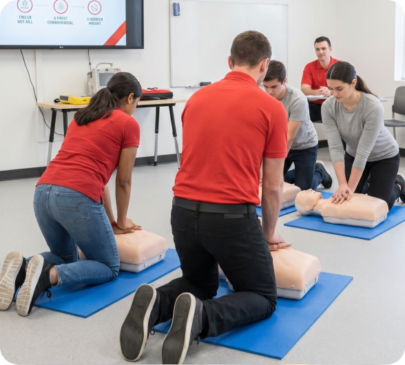 Book CPR and first aid courses online