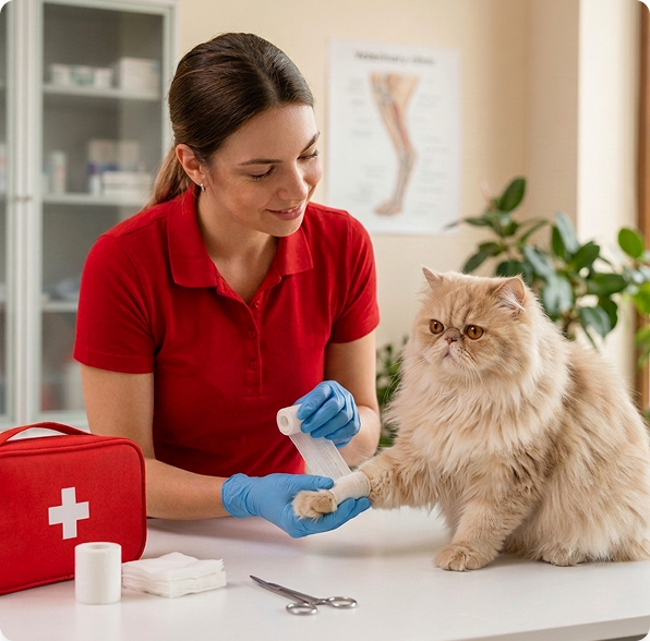 First aid for cats and dogs